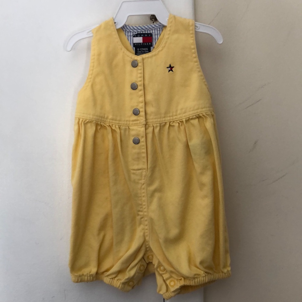 Yellow Tommy Hilfiger romper